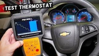 HOW TO KNOW IF THERMOSTAT IS GOOD OR BAD ON CHEVROLET CRUZE, CHEVY SONIC, HOLDEN CRUZE