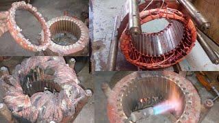 Old Generator restoration Samford 25kva  rewinding siddiq engineering