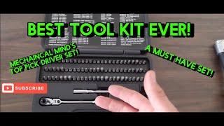 The Best Bit Set Ever! VIM Tools FRBS89 Master Bit Set! Mechanical Mind's Tops Pick Tools