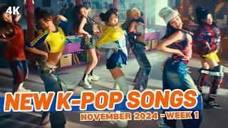 NEW K-POP SONGS | NOVEMBER 2024 (WEEK 1)