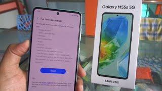 Samsung Galaxy M55s 5G factory reset solution.