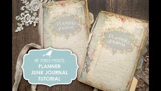 Planner Junk Journal Tutorial by My Porch Prints