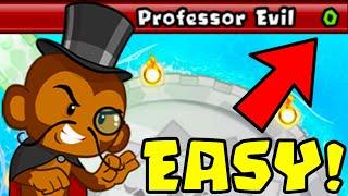 Easily Beat the NEW Professor Evil Challenge... (Bloons TD Battles)