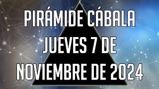 ️ Pirámide Cábala para el Jueves 7 de Noviembre de 2024 - Lotería de Panamá