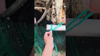 knot tying the pipe #knot #video #shorts