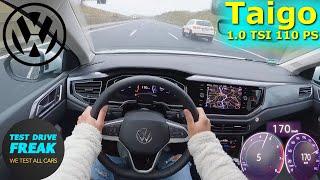 2023 Volkswagen Taigo 1.0 TSI 110 PS TOP SPEED AUTOBAHN DRIVE POV