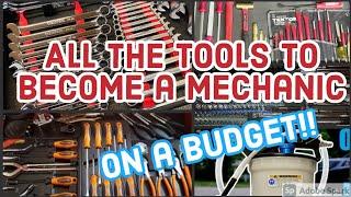 All the Tools to become a Mechanic with a budget of 2500 dollars in Mid Range Tools