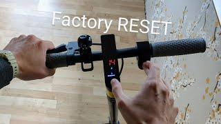 Factory HARD RESET Any Segway Ninebot Scooter - Clear Settings & Fix Faults