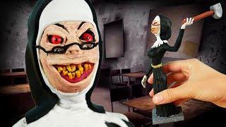 Making EVIL NUN in POLYMER CLAY!