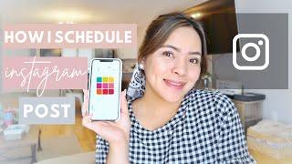 How I plan and schedule Instagram posts | Preview App | Melody Gilliland