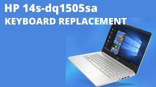 Hp 14s-dq1505sa Keyboard Replacement Tutorial