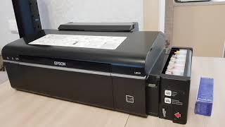 Почему требуется прочистка дюз на принтерах "семейства EPSON L800" и как это решить!