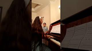 "СИНЯЯ ВЕЧНОСТЬ" - Муслим Магомаев / Pianist & little singer