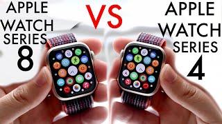 Apple Watch Series 8 Vs Apple Watch Series 4! (Comparison) (Review)