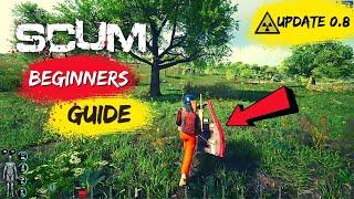 SCUM 0.8 Beginners Guide New Build + Player Encounter!