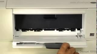 HP Deskjet 1510 All-in-One Printer - Installing Ink Cartridges