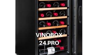 Cave à vin mono-température service ou conservation 24 bouteilles Vinobox 24PRO