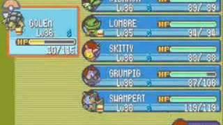 Pokemon Emerald - Battle vs Leader Norman