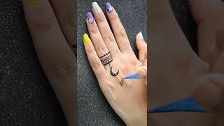 Watch till the end  unique BTS Design  #mehndi #bts