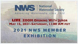 NWS Member Exhibition 2021 Opening with Juror Mat Barber Kennedy