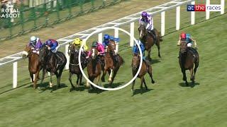 WHAT A RIDE! OMBUDSMAN wins the Prince Of Wales's Stakes