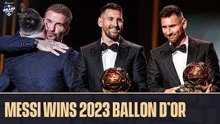 LIONEL MESSI WINS HIS 8TH BALLON D’OR  | CBS Sports Golazo