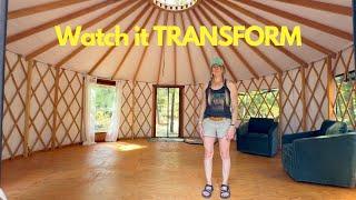 I spent 2 MONTHS making this yurt PERFECT