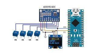 ADS1115 16-bit ADC Interfacing with Arduino