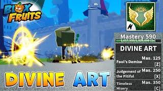 НОВЫЙ АНГЕЛЬСКИЙ СТИЛЬ БОЯ Divine Art - Сливы Блокс Фрутс Roblox Blox Fruits