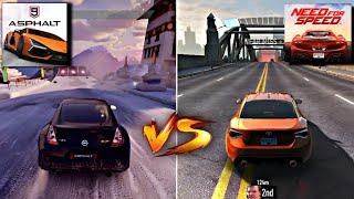 Asphalt 9: Legends vs NFS No Limits Comparison (2024) Which one is a Best