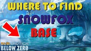 Subnautica Below Zero where to find the Snowfox Base