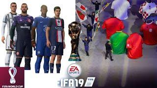 QATAR WORLD CUP LATEST UPDATE FOR FIFA 19/COUNTRIES FIX/ SOME PLAYERS FIX/NO CRASH/LATEST SQUAD FILE