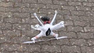 Was ist ein Gektor Bodenflip? What is a Gektor Ground Flip? Walkera X350 Pro X800 DJI Phantom Crash