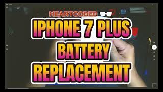 Iphone 7 PLUS Battery Replacement - Heartcoded Tutorial