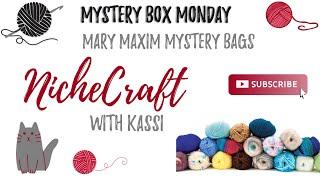 Mystery Box Monday: Mary Maxim Mystery Box Unboxing! | Nichecraft with Kassi |  August 2022