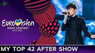 EUROVISION 2017: MY TOP 42 AFTER THE SHOW (W/ COMMENTS)