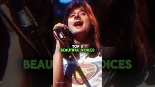 TOP 5 BEAUTIFUL VOICES IN ROCK HISTORY! #shorts #musichistory #music #musician