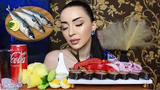 МИНУСЫ БЛОГИНГА  Скумбрия Mukbang ️Ayka Emilly