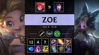 Zoe Mid vs Ahri: Legendary - BR Challenger Patch 25.S1.2