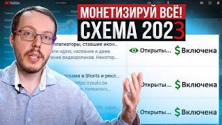 Как монетизировать любой контент на YouTube? Схема 2023