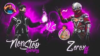 Zerox FF Vs Nonstop Gaming|| 1vs1 with Facecam Together‼️