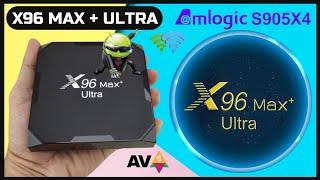 X96 MAX + ULTRA - TV BOX - Amlogic S905X4 4GB/32GB - Android 11 - PLUS ULTRA X96 MAX Review PT-BR