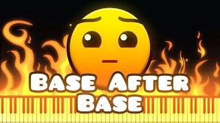 Synthesia [Piano Tutorial] DJVI - Base After Base (Geometry Dash lvl 5)