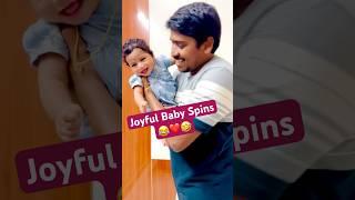 Joyful Baby’s SpinsCircle of Pure Happiness️#shorts #trending #kiss #ummah #viralvideo #telugu