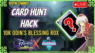 [ROX] CARD HUNT HACK LEGIT - 10K ODIN'S BLESSING | OWIISHII