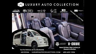 New 2025 OGV Luxury Coach V-CRUISE AWD 10-Passenger Rear Bath Luxury Travel Sprinter - SOGV1146