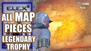 Elex 2 - ALL MAP PIECES Location - Legendary Trophy - Discover the Secret of the Old Map