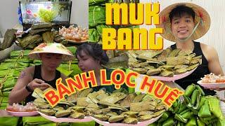 Thử thách MUKBANG 100 cái BÁNH LỌC HUẾ | Hue specialty food taste