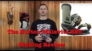 The 2019 Burton Malavita EST Snowboard Binding Review