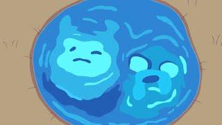 Adventure time -Finn and Jake  try find new home,first Marselin song,Russian version